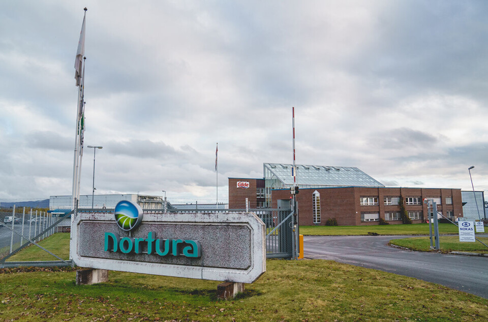 Norturas anlegg på Rudshøgda i Ringsaker kommune, mellom Brumunddal og Moelv.