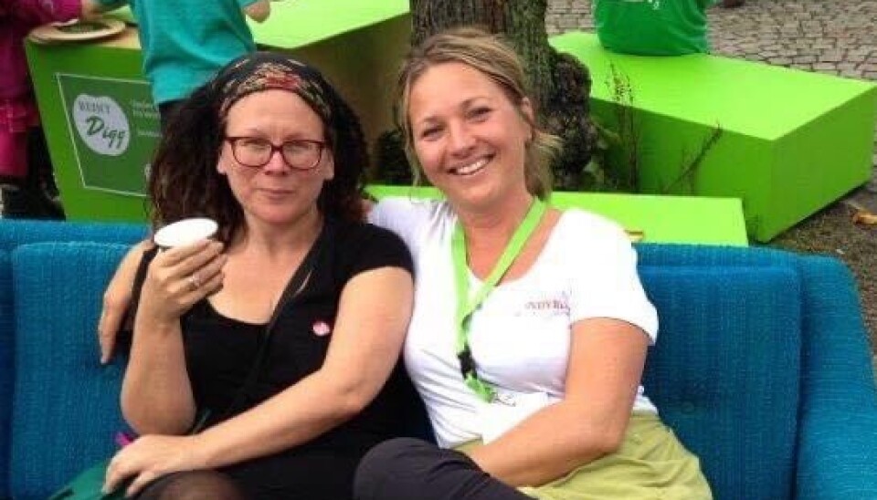 I 2010 startet Anja Eilertsen og Anne-Line Randal (til høyre) butikken Reindyrka i Bergen. I 2010 startet Anne-Line Randal (t.h.) og Anja Eilertsen butikken Reindyrka i Bergen.