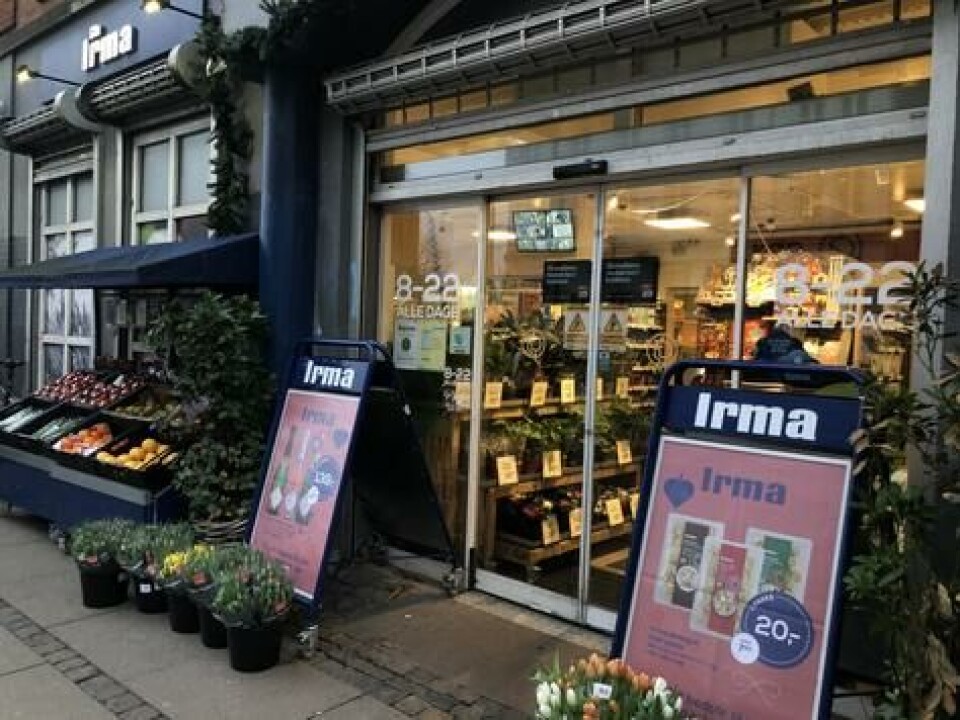 Lille Irma i Nørrebrogade 3 har en øko-andel av omsetningen på 48 prosent, som er høyest i kjeden. Foto: Mone Frogg Christiansen.