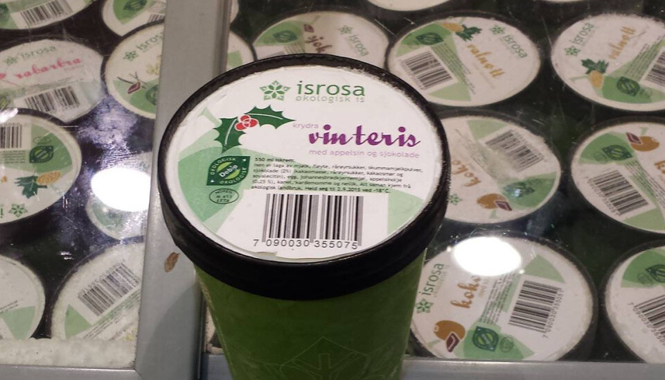 Isrosa økologisk is har vært i markedet i over 20 år.