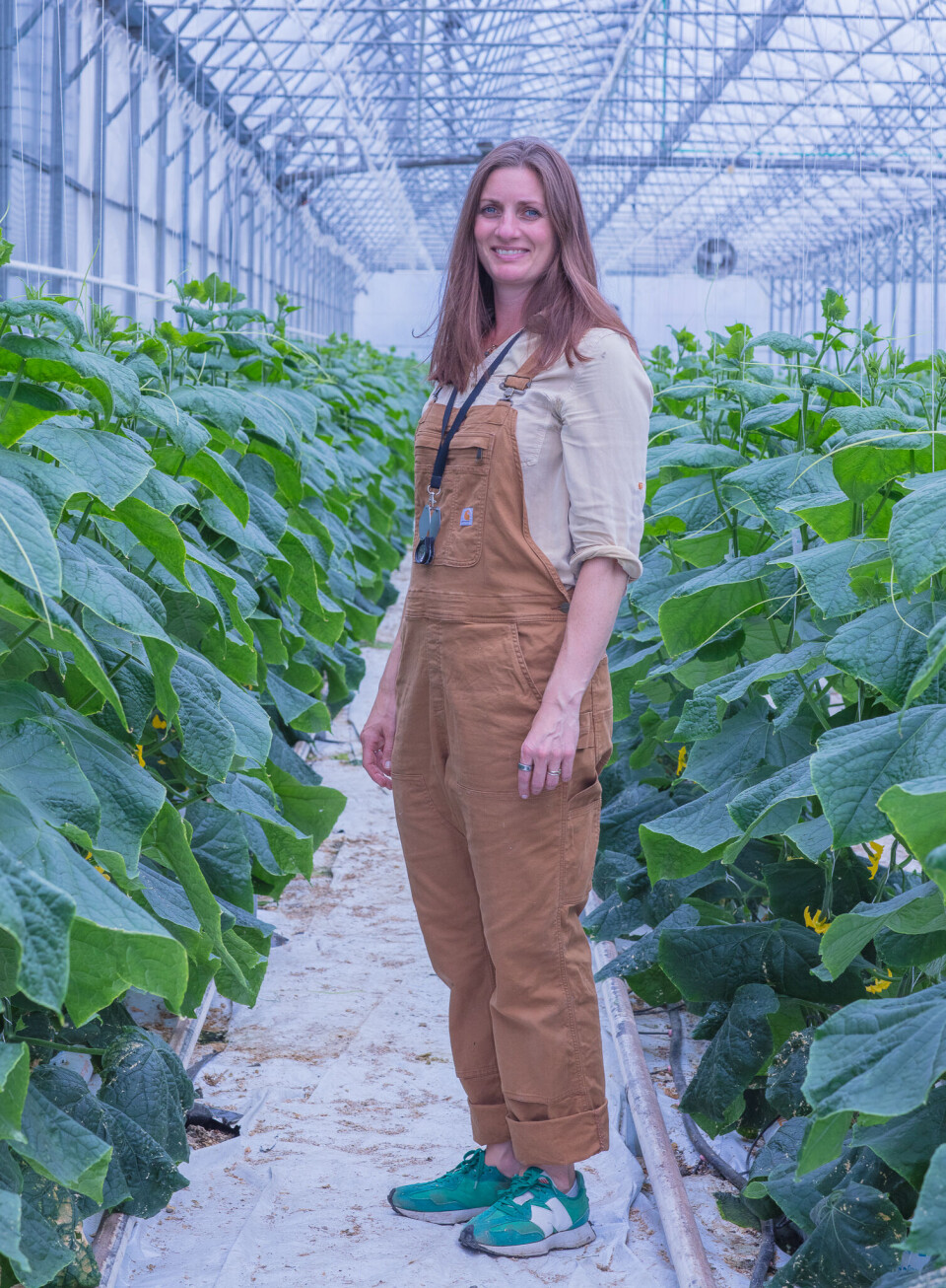 Silje Stenstad Nilsen, biolog og gründer, i naturlige omgivelser.