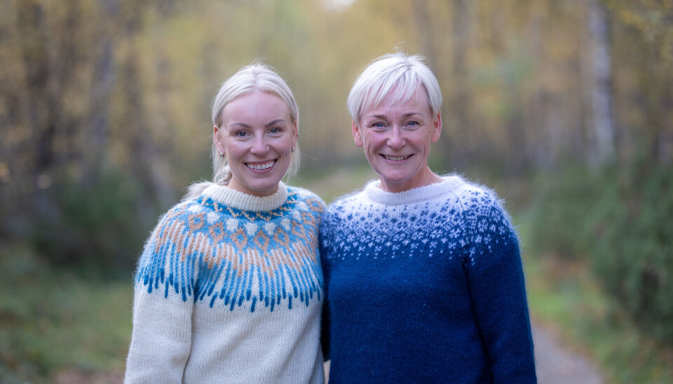 Datter og mor: Katrine og Inger Johanne Larsen i Ingers gårdsmat AS har vunnet Bedriftsutviklingsprisen i landbruket for Finnmark.