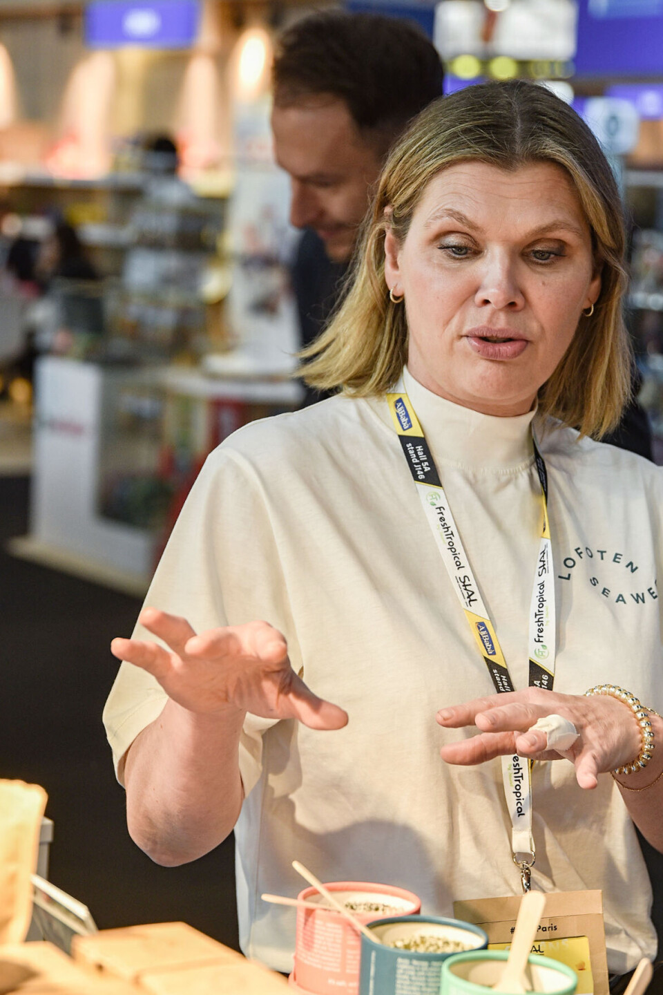 Angelita Eriksen pleide eksportmarkedene under Sial-messen i den franske hovedstaden.
