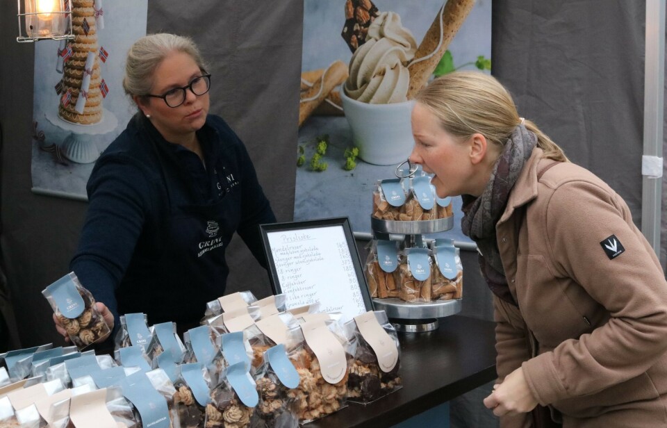 Salgsboden til Grini Hjemmebakeri i Eidsmarka var populær under Matstreif 2024 og Bondens marked på Youngstorget i Oslo.
