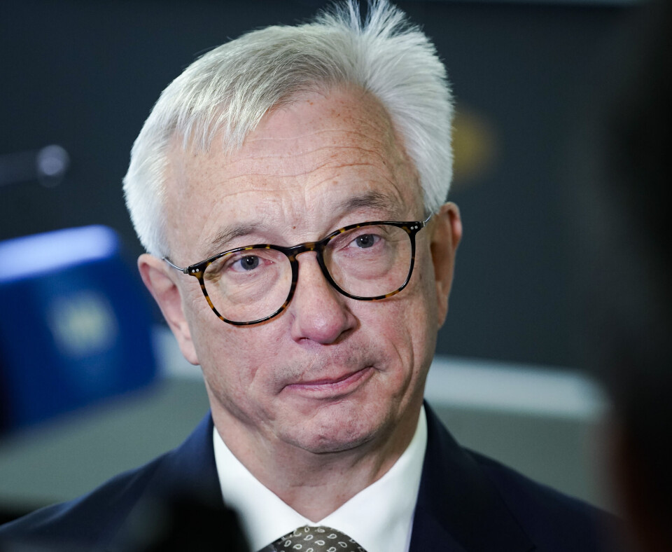 Klare ord for pengene, fra riksrevisor Karl Eirik Schjøtt-Pedersen. Riksrevisor Karl Eirik Schjøtt-Pedersen.