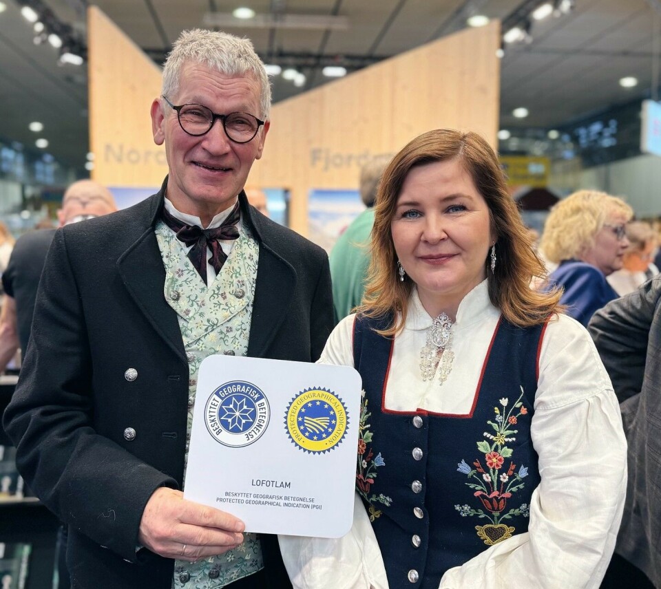 Gustav Karlsen og Lofotlam fikk i dag tildelt merket Beskyttet geografisk betegnelse.
