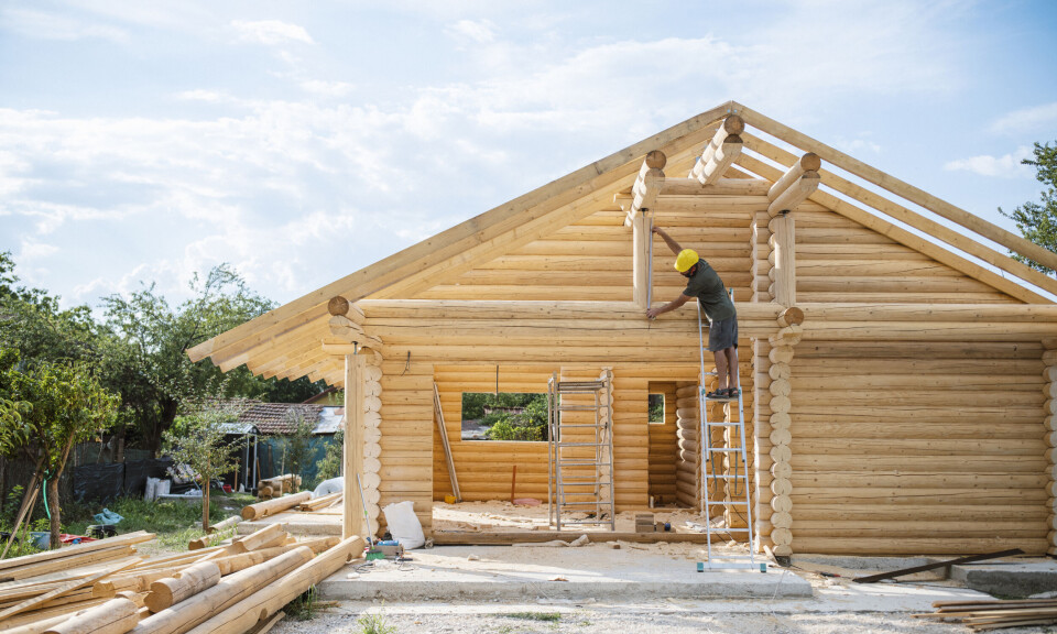 Hyttebyggingen stuper