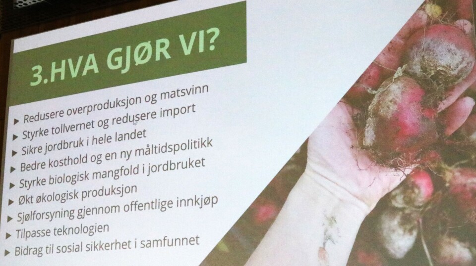 Her noen av de grepene som Småbrukarlaget mener vil bidra til et mer klimavennlig og bærekraftig jordbruk. Her noen av de grepene som Småbrukarlaget mener vil bidra til et mer klimavennlig og bærekraftig jordbruk.