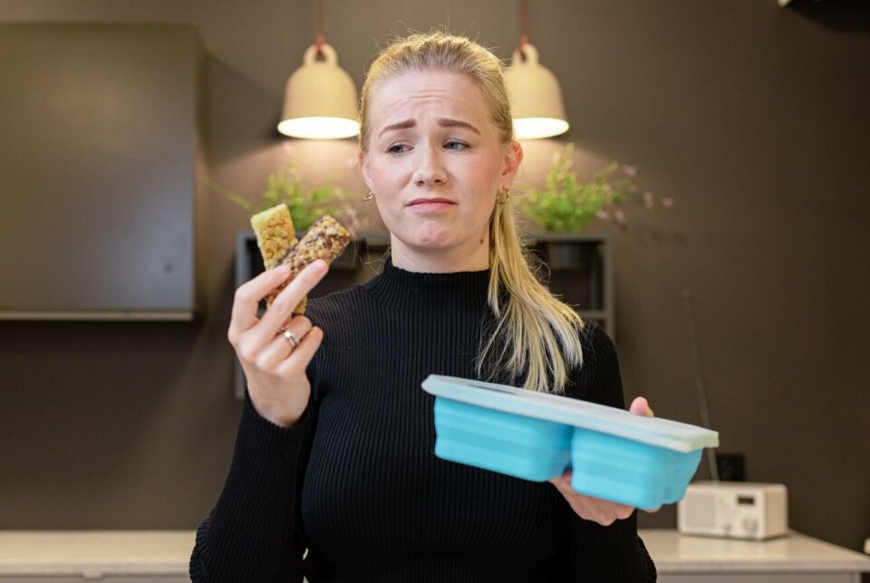Energibarer gir ofte en høy blodsukkerstigning, og etter en topp kommer en dal, påpeker Iselin Sagen, ernæringsrådgiver i Opplysningskontoret for frukt og grønt.