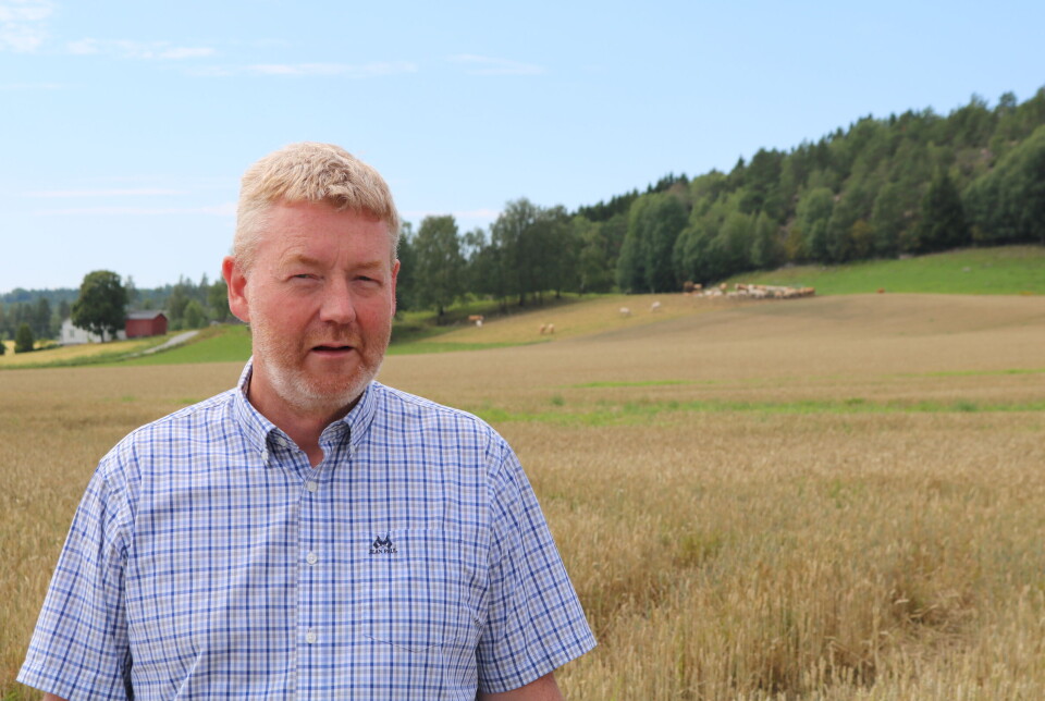 Bjørn Gimming er helt uenig i Riksrevisjonens vurdering om at jordbruket ikke kommer til å nå sitt klimamål innen 2030. Bjørn Gimming er helt uenig i Riksrevisjonens vurdering om at jordbruket ikke kommer til å nå sitt klimamål innen 2030.