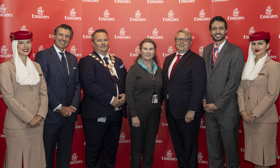 Emirates lanserer Airbus A350 på OSL
